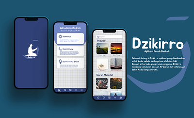 UI APP Dzikir aplikasi app app dzikir branding design design aplication design aplikasi disen dzikir app dzikirro figma ro ui work