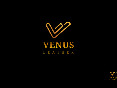 VENUS LEATHER LOGO DESIGN..... 3d animation branding design graphic design illustration logo motion graphics ui vector