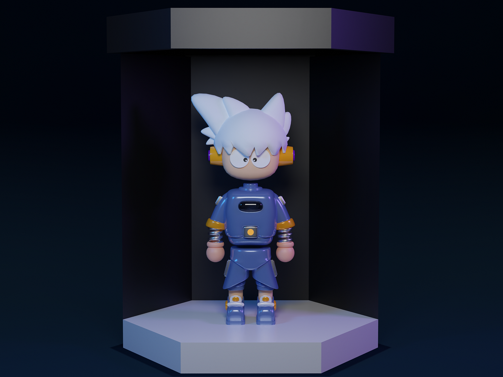 3D Cute Character Futuristic by andiefch on Dribbble