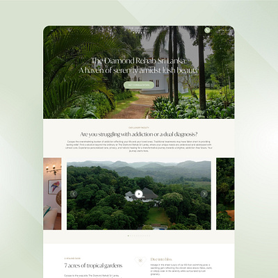 The Diamond Rehab Sri Lanka's Website ui