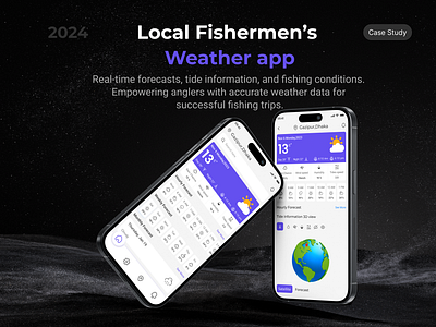 Weather Forecast App for Bangladeshi Fishermen amazing weather app design work app app design design graphic design motion graphics ui ui ux ui ux design user experience user interface design ux ux design weather weather app weather app design website