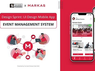 MARKAS - Event Management System Mobile App design dribbblers mobileapp portfolio productdesign ui uidesign uiux uiuxdesign userexperience userinterface uxresearch