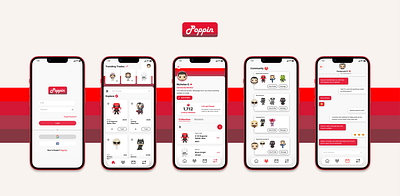 Poppin - The Trading App branding ui ux