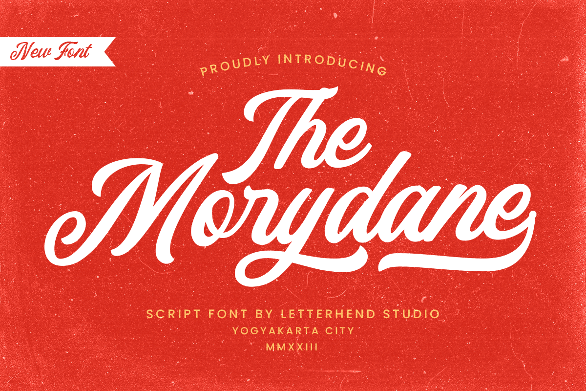 The Morydane - Script Font freebies lettering