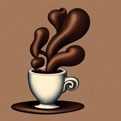 Esthetic Coffee Mug ☕ 3d branding cofee logo