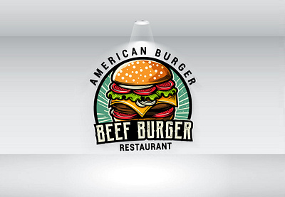 Burger logo design burger logo food logo restaurant logo