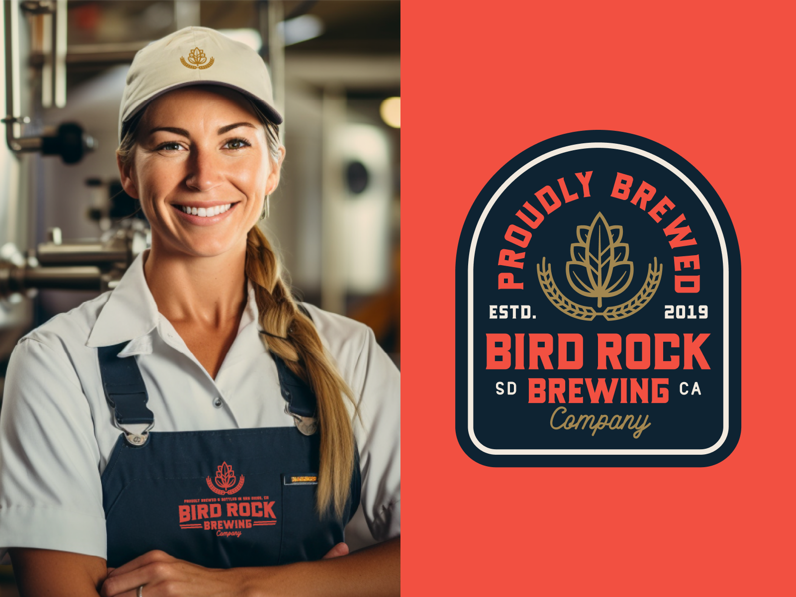 Bird Rock Brewing Co. Brand Application & Expansion by Rocky Roark for