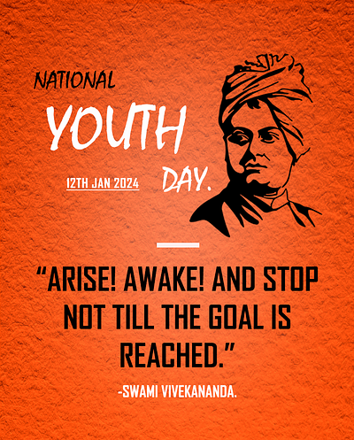 Social media Post Design. graphic design national youth day photoshop post design social media post