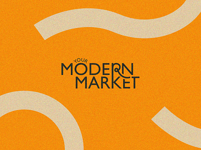 Your Modern Market Branding branding design food graphic design identity logo minimal modern visual design
