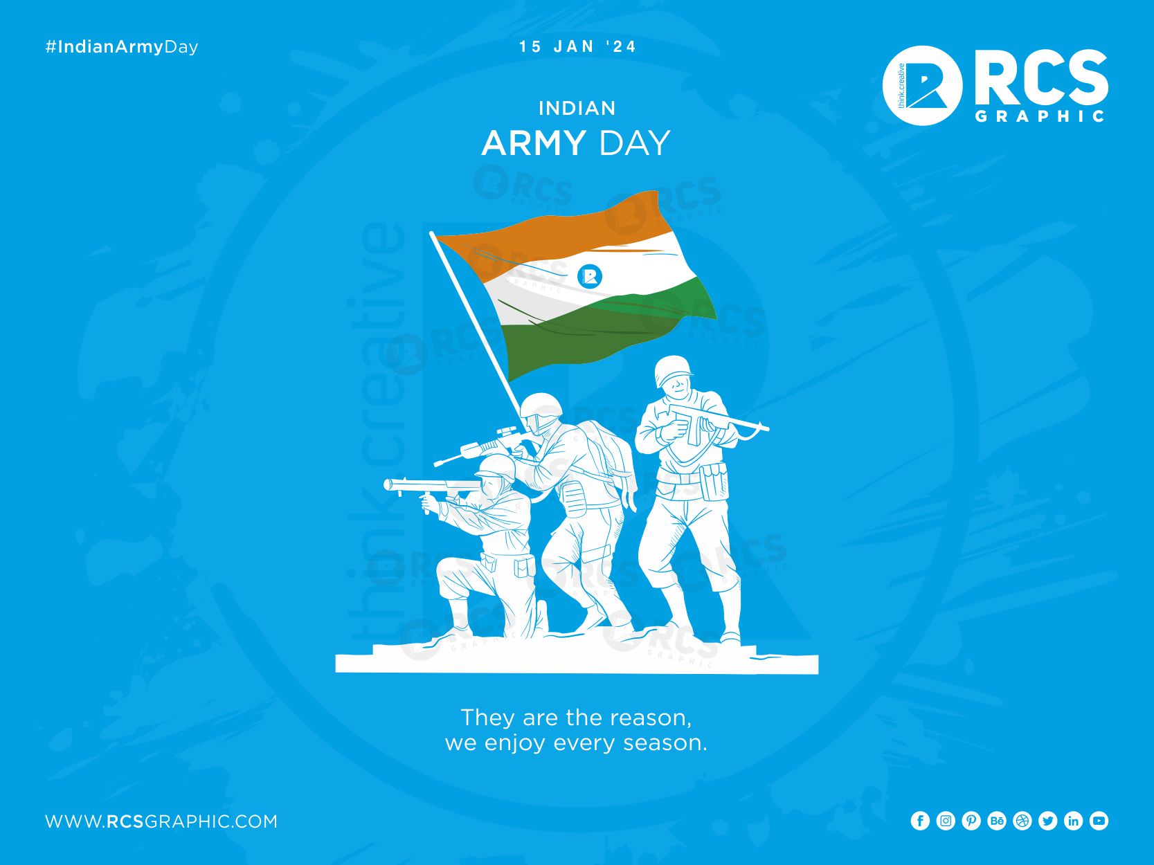 Indian Army Day 2024 By RCS Graphic On Dribbble   Original 006b2d78beb01fe0d09f84ef0216666a 