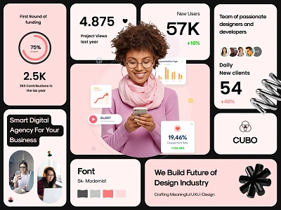 Bento grid v2.0 app bento bento grid bentogrids brand guideline branding colors design guideline interface interface design mobile ui ui ui kit uiux ux uxui webuxui