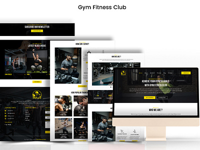 Gym Fitness Club body building branding design figma figma design graphic design gym fitness gym fitness club illustration landing page design six pack typography ui ui design uiux user interface ux vector website design yoga