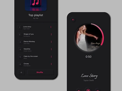 Neomorphic music ui branding music neomorphic typography ui ux visual design