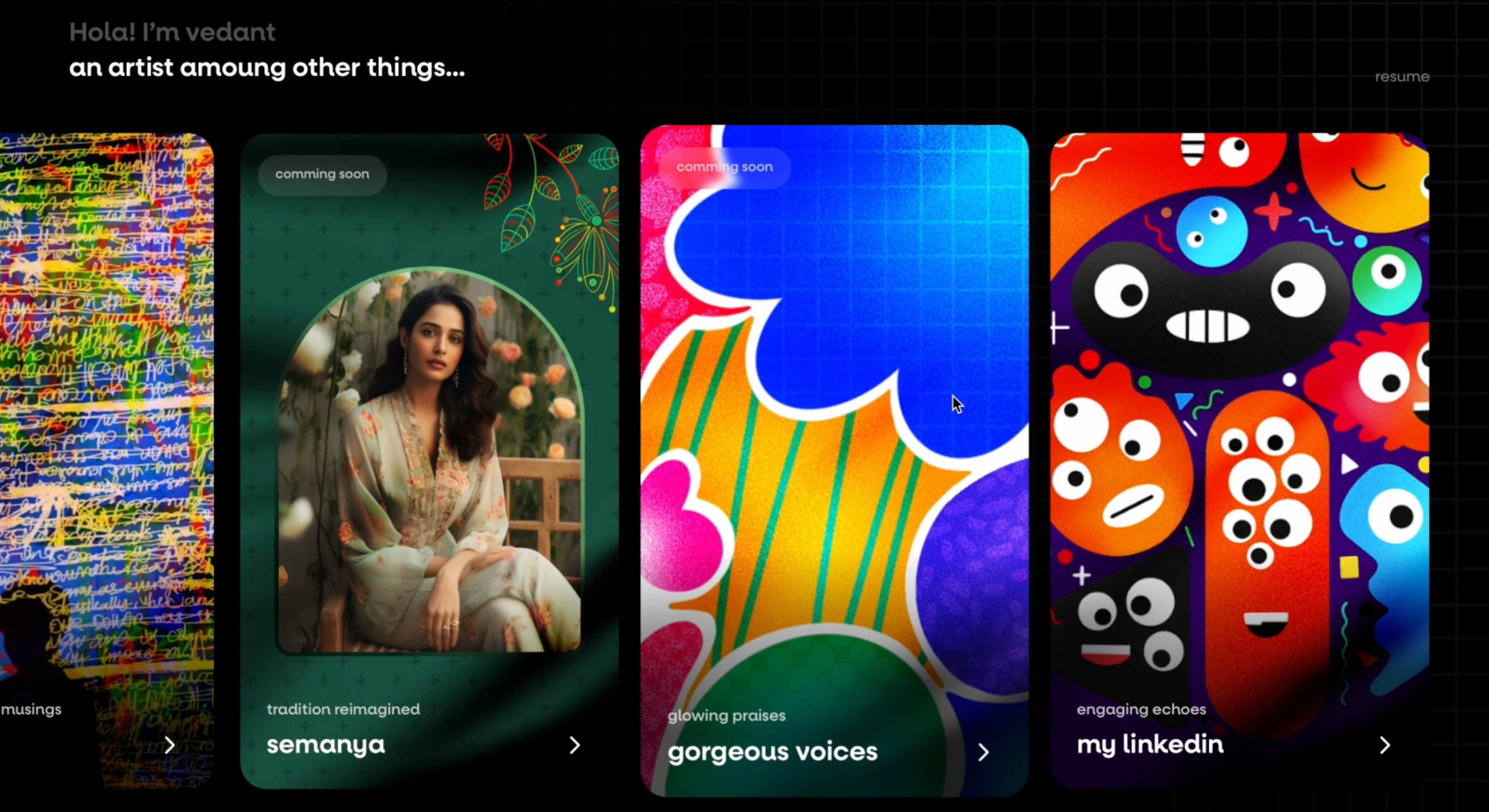 Personal Portfolio Update 3d animation branding design graphic design illustration motion graphics ui vector