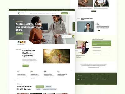 Healthcare Website | UIUX ui vivaux vivauxteam web design