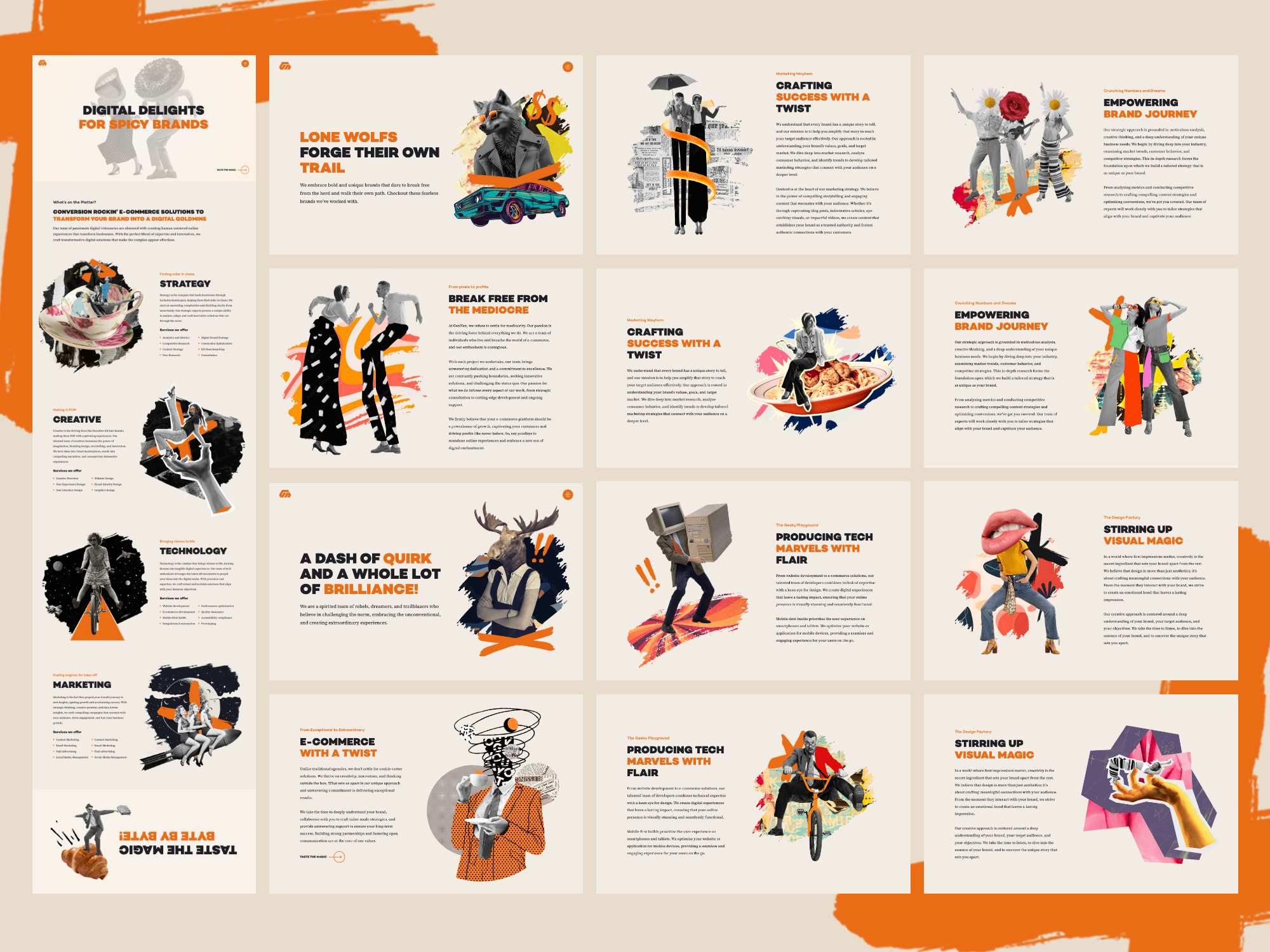 E-commerce Agency Website Design agency agency website branding contemporary design different digital agency graphic design modern ui design uiux uiux design unconventional ux design web web design webdesign webpage design website website design