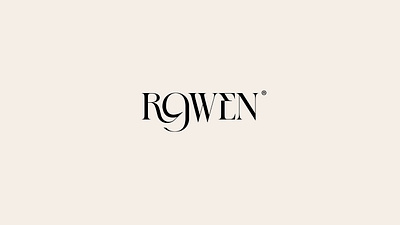 ROWEN 9 beauty branding cosmetic cosmodrome art creative design graphic design illustration lettering logo logotype malina cosmica mark modern thin typography vector vintage woman wordmark