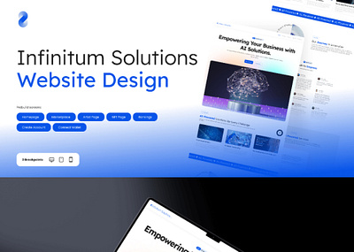 Infinitum Solutions branding design graphic design icon illustration logo typography ui ux vector