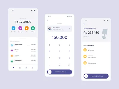 Exploration - Digital wallet app app ui