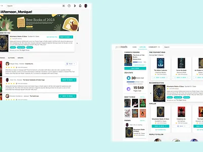 Goodreads Redesign design product design redesign ui ui design uichallenge ux ux design web