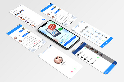 Chat App graphic design ui