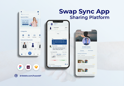 Swap Sync App app app design app ui ui ux