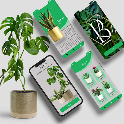 Flower Maintenance App app design graphic design ui ux