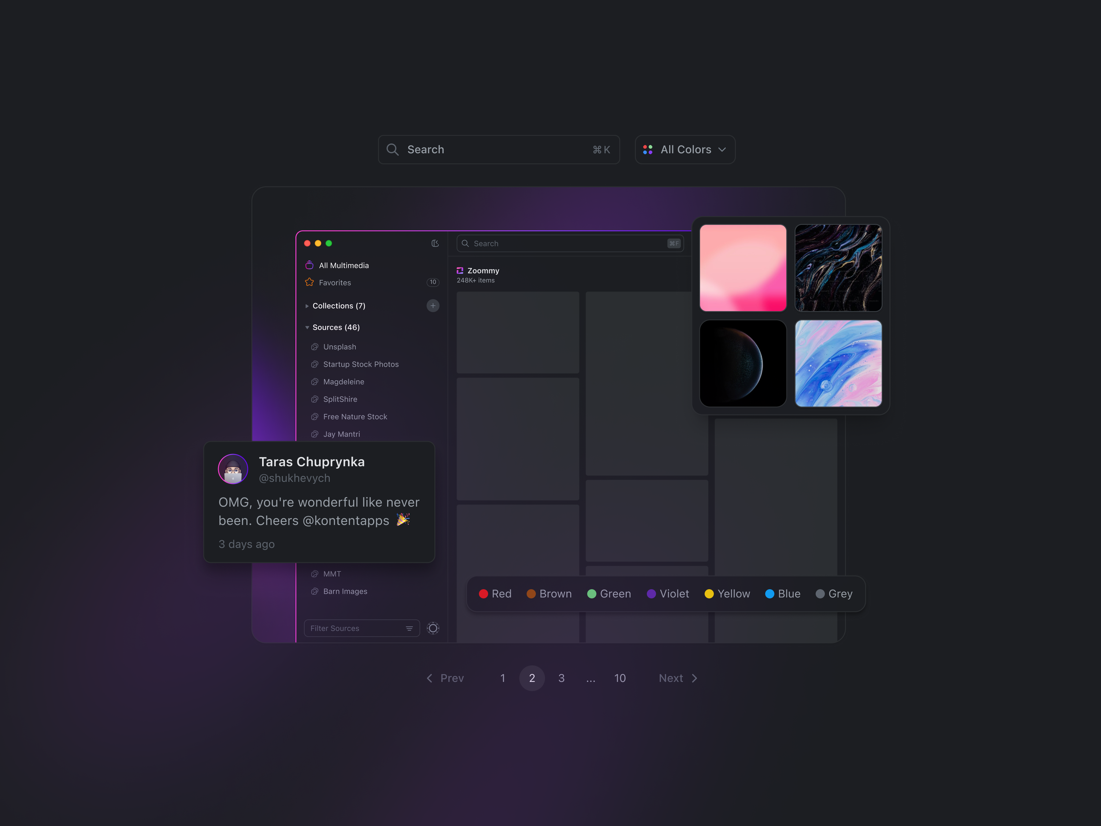 macOS App app codesign coreicon dark macos productdesign ukraine uxui