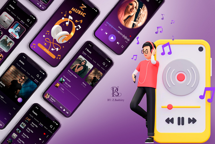 music-app-by-bella-bsh-on-dribbble