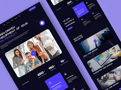 Trending Design graphic design hero section home page illustration landing page ui