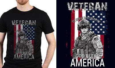 US veteran T-shirt Design adobe illustrator branding clothing design fashion design graphic design shirt t shirt t shirt design tshirts