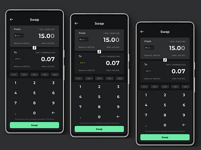 currency exchange app design ui ux