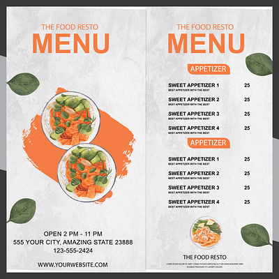 food menu social media post design 3d animation app branding business card design design graphic design illustration logo monir360 ui