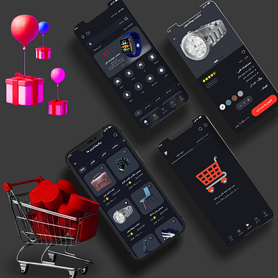 Store App app design graphic design illustration ui ux