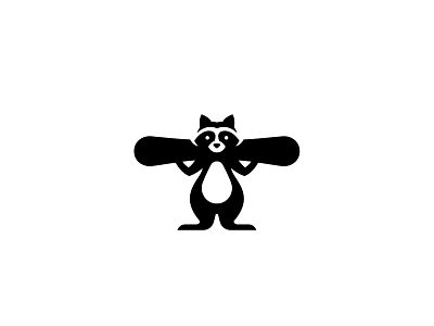 Snowboard Raccoon alex seciu animal logo logo design raccoon logo snowboard logo sport logo winter sports