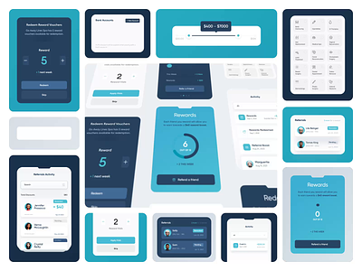 [Animation] - Scheduling App analytics animated icon animation bento calendar dashboard icon animation interaction kpi micro interaciton mobile motion motion graphics referral slider control