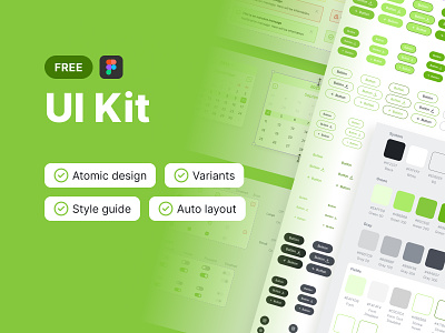 UI Kit | Style guide | Design system atomic design auto layout color design system kit typography ui ui kit uiux variants web design