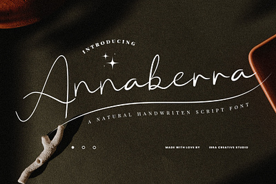 Annaberra – A Natural Handwriten Script Font monoline brush