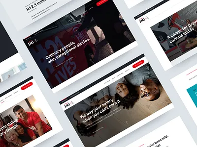 FMI Marketing Website banking branding design finance fmi home isoflow marketing marketing site product design salary slider ui ux web design website