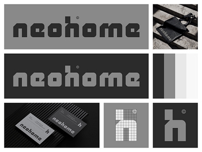 Neohome Logo brand guidelines brand identity branding design font graphic design logo logomark logoty logotype symbol vector wordmark