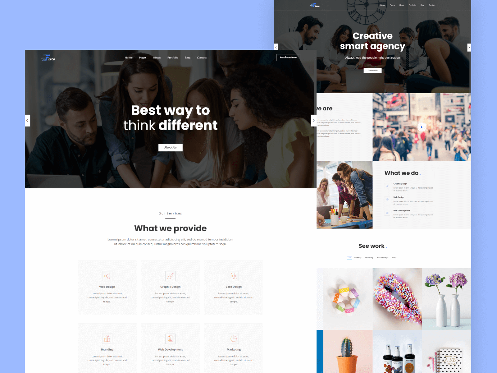Multipurpose HTML Template - Fixco bootstrap fashion furniture html5 modern responsive shopping website template