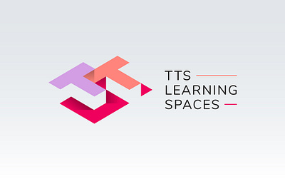 TTS Learning Spaces archiecture branding education learning logo monogram office school space ts tt tts