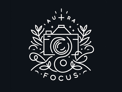 Aura Focus Logo Concept branding identity illustration logo photography