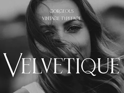 Velvetique – Luxury Typeface branding business chic cover elegant fashion feminine font gorgeous headline invitations logo luxury magazine professional stationary stylish typeface vintage wedding