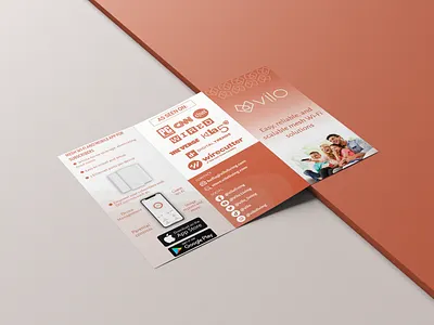 Vilo Trifold Brochure brochure design graphic design trifold