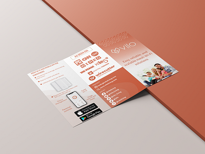 Vilo Trifold Brochure brochure design graphic design trifold