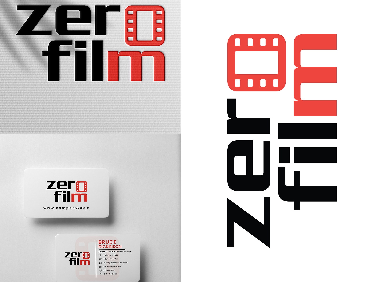 Zero Film company logo by MD MAHMUDUL ISLAM on Dribbble
