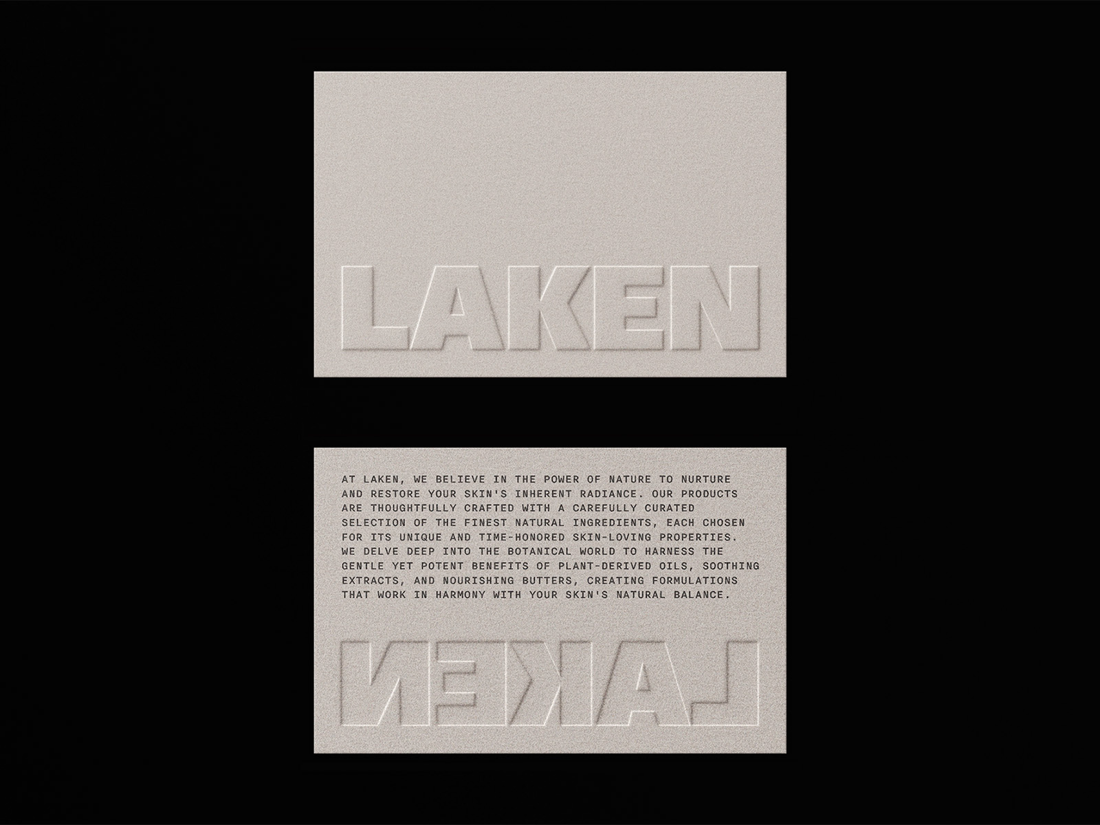 Laken Skincare brand identity branding custom logo design custom typography identity identity design identity designer logo logo design logo designer minimal branding minimal logo minimalistic branding packaging design skincare skincare branding skincare logo typography visual identity wordmark