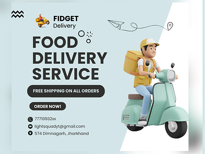 Delivery Service Promotion Template Design animation branding graphic design logo motion graphics ui
