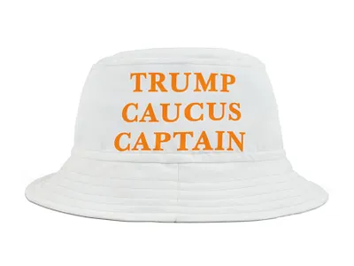 Trump Caucus Captain Hat animation branding design graphic design illustration logo trump caucus captain hat typography ui ux vector